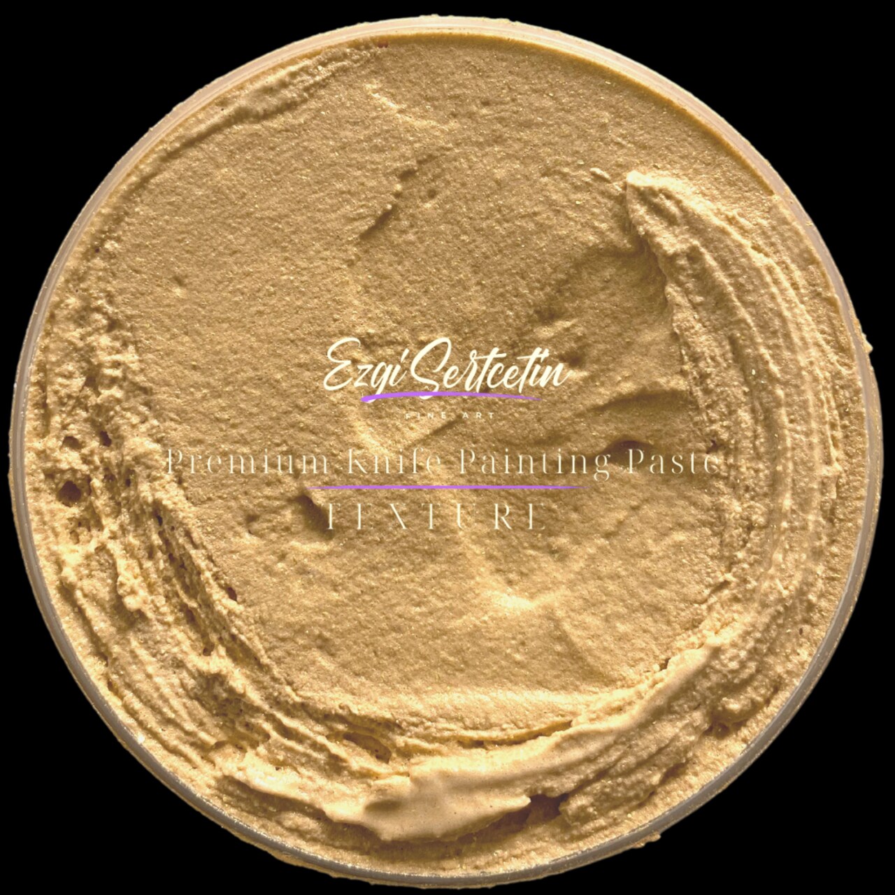 Premium Palette Knife Painting Paste|Modeling Paste|Texture Paste|Authentic Bright Colors|Ready to Use|Easy to Apply| 6oz by Volume|Ezgi Sertcetin